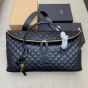 YSL ES GIANT TRAVEL BAG IN QUILTED LEATHER