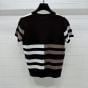 Hermès Cashmere "Garde-Robe Pop" short-sleeve sweater