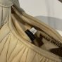 MIU MIU Wander matelassé nappa leather hobo mini-bag