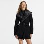 LV Belted Short Wrap Pea Coat
