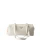 Prada Medium leather top-handle bag with padlock
