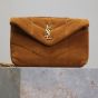 YSL Toy PUFFER in quilted suede