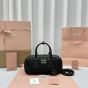 MIU MIU Arcadie matelassé nappa leather bag