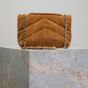 YSL Toy PUFFER in quilted suede