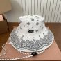 Miu Miu Printed cotton hat
