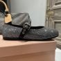 MIU MIU Calf leather ballerina flats