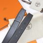 Hermès H Noue belt buckle & Reversible leather strap 38 mm