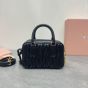 MIU MIU Arcadie matelassé nappa leather bag