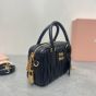 MIU MIU Arcadie matelassé nappa leather bag