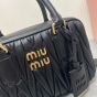MIU MIU Arcadie matelassé nappa leather bag