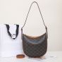 Celine SMALL HELOÏSE BAG CUIR TRIOMPHE IN TRIOMPHE CANVAS & CALFSKIN