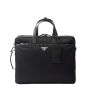 Prada Re-Nylon and Saffiano leather briefcase