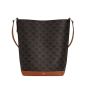 Celine Bucket in Triomphe canvas and calfskin
