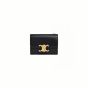 Celine COMPACT WALLET WITH COIN TRIOMPHE IN SHINY CALFSKIN