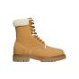 CELINE KURT LACE-UP MID BOOT in NUBUCK CALFSKIN AND SHEARLING