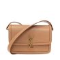 YSL SOLFERINO MEDIUM SATCHEL IN VEGETABLE-TANNED LEATHER
