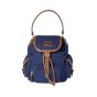 MIU MIU Canvas and leather backpack