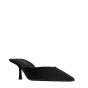 YSL BARBARA mules in satin crepe