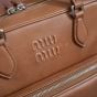 MIU MIU Pocket nappa leather top-handle bag