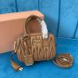 MIU MIU Arcadie matelassé nappa leather bag