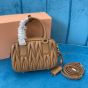 MIU MIU Arcadie matelassé nappa leather bag