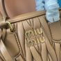 MIU MIU Arcadie matelassé nappa leather bag