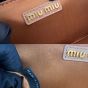 MIU MIU Arcadie matelassé nappa leather bag