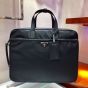 Prada Re-Nylon and Saffiano leather briefcase