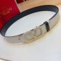 Valentino REVERSIBLE VLOGO SIGNATURE BELT IN METALLIC CALFSKIN