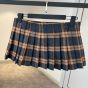 Prada Checked wool twill miniskirt