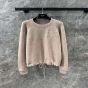 Celine triomphe crew neck sweater in wool and cashmere