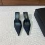 YSL BARBARA mules in satin crepe