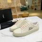 YSL court classic sl/06 embroidered sneakers in canvas and leather
