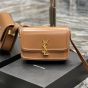 YSL SOLFERINO MEDIUM SATCHEL IN VEGETABLE-TANNED LEATHER