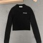 MIU MIU Cropped wool sweater
