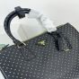 Large Prada Galleria studded leather bag