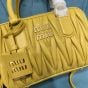 MIU MIU Arcadie matelassé nappa leather bag