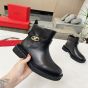 Valentino VLOGO LOCKER CALFSKIN ANKLE BOOT