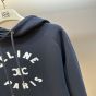 Celine Triomphe hoodie in cotton fleece