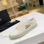 YSL court classic sl/06 embroidered sneakers in canvas and leather