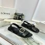 LOEWE Ease Buckle sandal in vegetal calfskin