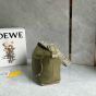 LOEWE Small Cubi crossbody bag in supple smooth calfskin and jacquard