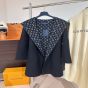 LV Hooded Wrap Coat