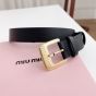 MIU MIU Nappa leather belt