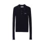 MIU MIU Cashmere and silk knit polo shirt