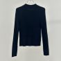 MIU MIU Cashmere and silk knit polo shirt
