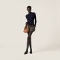 MIU MIU Cashmere and silk knit polo shirt