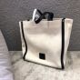 Valentino SMALL VLTN PRINT CANVAS TOTE BAG