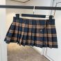 Prada Checked wool twill miniskirt