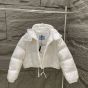Prada Re-Nylon convertible cropped down jacket
